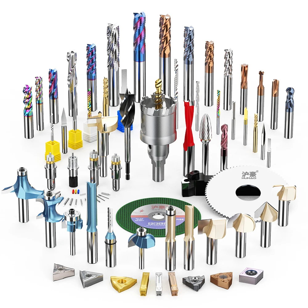 Huhao 5pcs 1/2 1/4 cleaning cutter router bits ogee for wood woodworking for PVC MDF woodworking tools