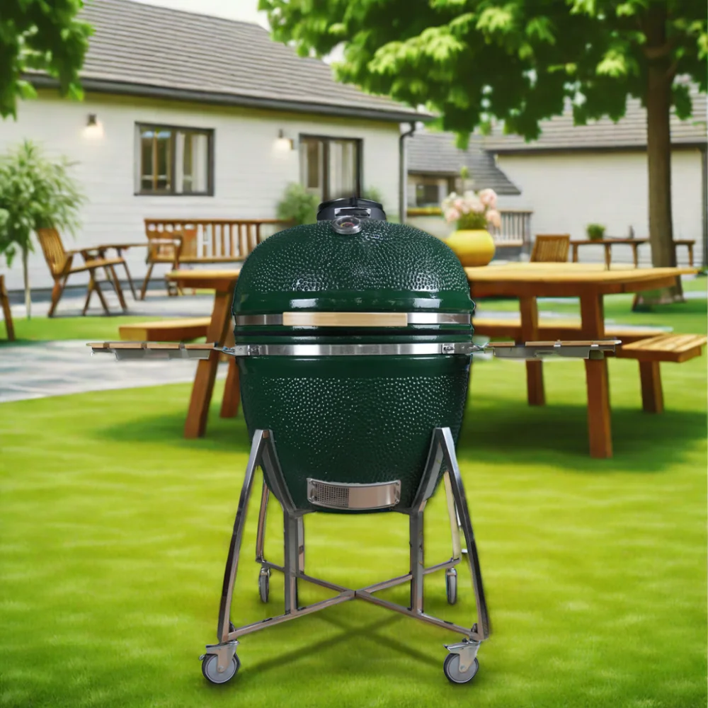 Auplex уличный кухонный большой профессиональный гриль Kamado 27 29 дюймов зеленый классический барбекю керамический для яиц