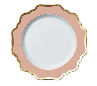 factory outlet Wholesale colorful wedding Plastic Charger plate for event and dinner