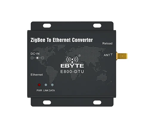 E800-DTU(Z2530-ETH-27) Zigbee gateway RJ45 DTU Zigbee modem ethernet transmitter Zigbee wireless