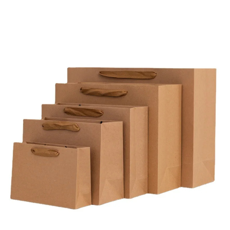 Lower Price Custom China Factory Price Making Paper Bags Factory Manufacturer White Kraft Paper Bags