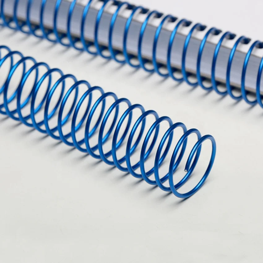 Various Size Eco-friendly  and Pink Color High Quality Metal Spiral Binding Coil Wire O