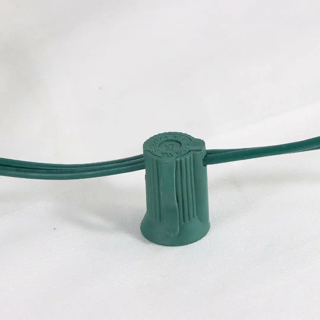 SPT-2 18AWG 1000FT C9 Spool 12 Inch Spacing C9 Patio Lights Outdoor C9 Christmas String Lights