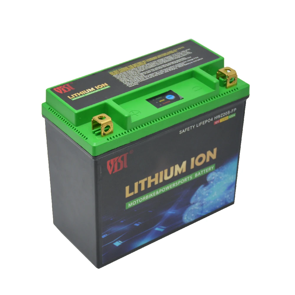 ECODI wholesale OEM 12V 5Ah 350CCA lithium motorcycle battery YTX7A-BS/YTX9-BS/ YTZ10S-BS