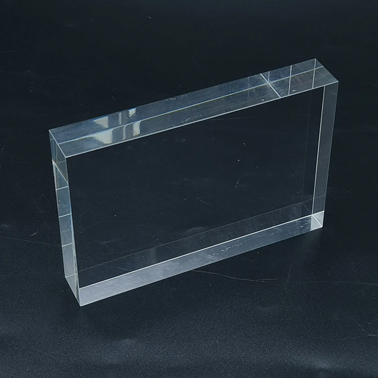 Transparent  4x6 acrylic blocks wholesale acrylic photo blocks acrylic block display