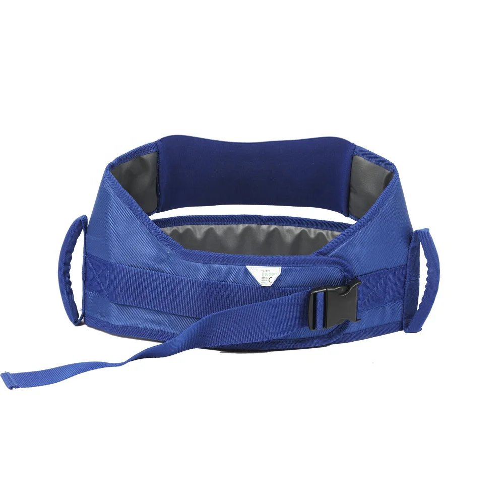 High Quality Hot Sale Blue Custom Transfer Gait Belt For A Nursing Back Pain Patient Application For Rehabilitation Centre