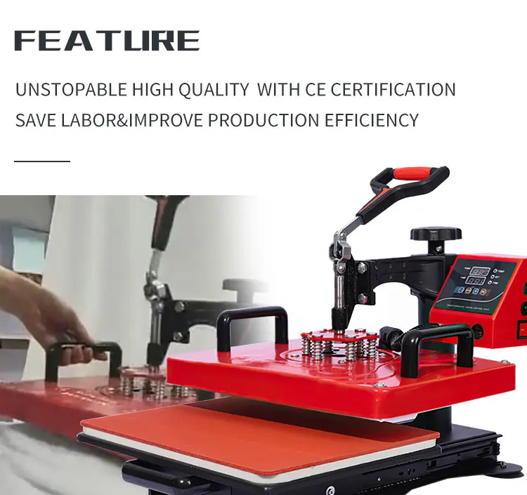 Factory Supply supply Discount Price Sock Heat Press Machine 15 in 1 combo heat press machine For Sell