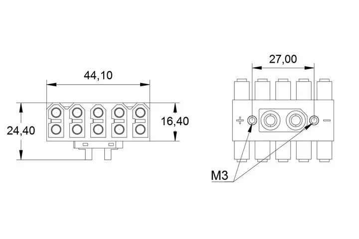 High Current Tarot Power Supply Distribution Connector XT60 connector for Middle and Large Drone