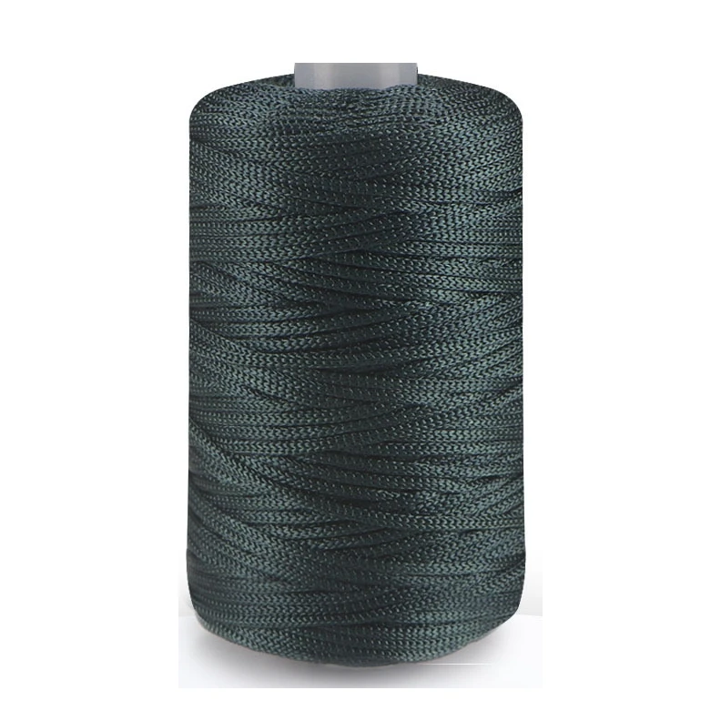 
High Quality Factory Sale High Tenacity 7s Count Flat Shiny Ice Thread Linen Yarn for Crochet 