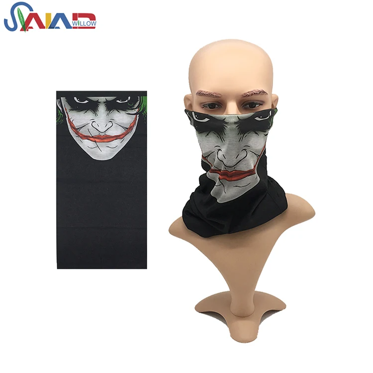 Multi-Functional Seamless Bandana  Tube Scarf 100% Polyester