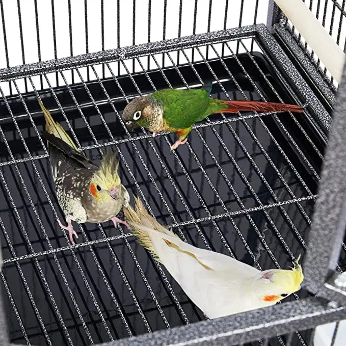 Three layer large group birdcage six grid parrot cage  breeding  large Xuan Feng monk pairing Cage isolation cage