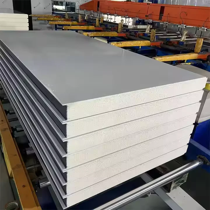 50mm Polyisocyanurate Insulation Board PIR Rigid Insulated Sandwich Panel Polyurethane Foam PU Panel Price Roof Wall Room Block
