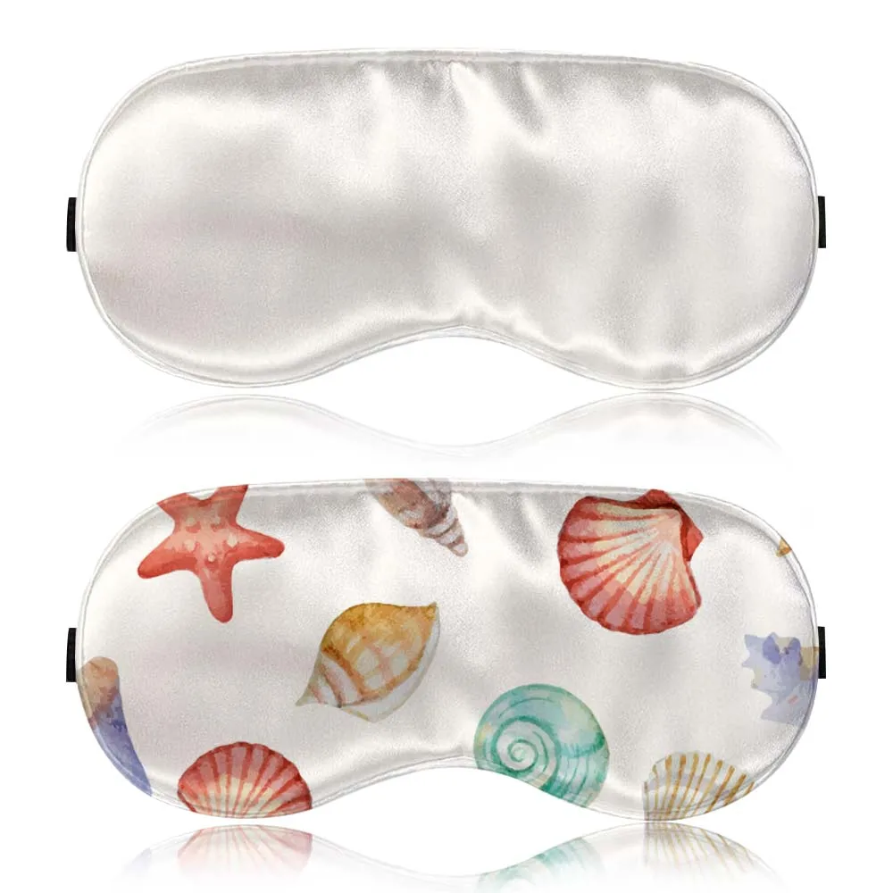 Personalized Blanks Reusable Sublimation Eye Patches Custom Sleeping Eye Shade Cover Mask Travel Eye Patch