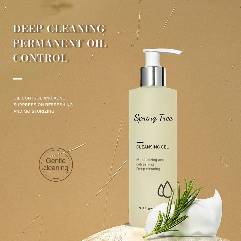 Moisturizing Organic Aloe Vera Korean Deep Cleansing Mousse Collagen tea tree Facial Cleanser Organic Foam Face Wash