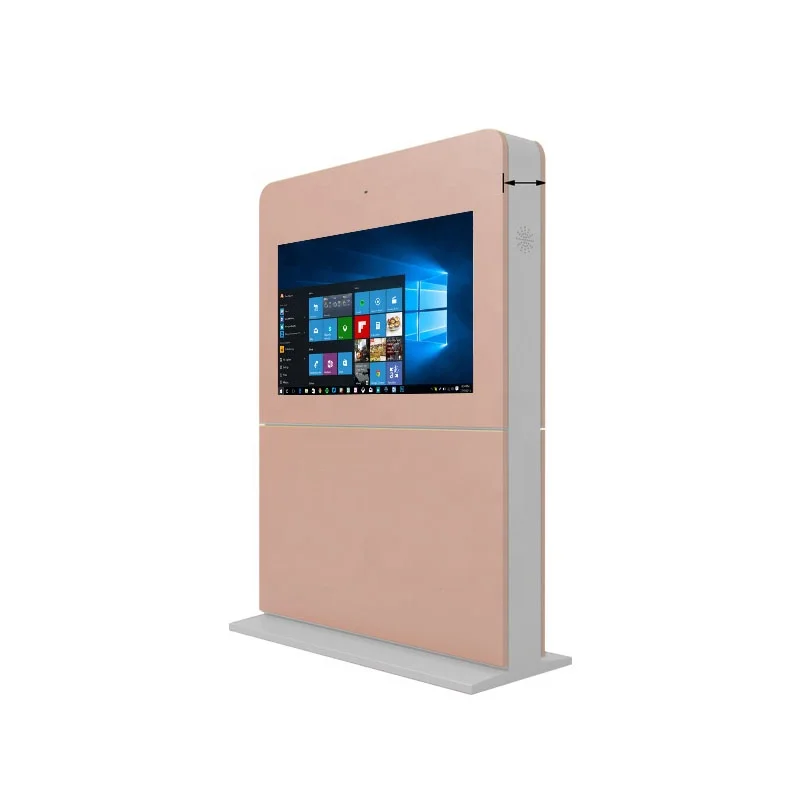outdoor capacitive shenzhen advertising machine 43 49 55 inch lcd touch screen displays floor stand digital signage