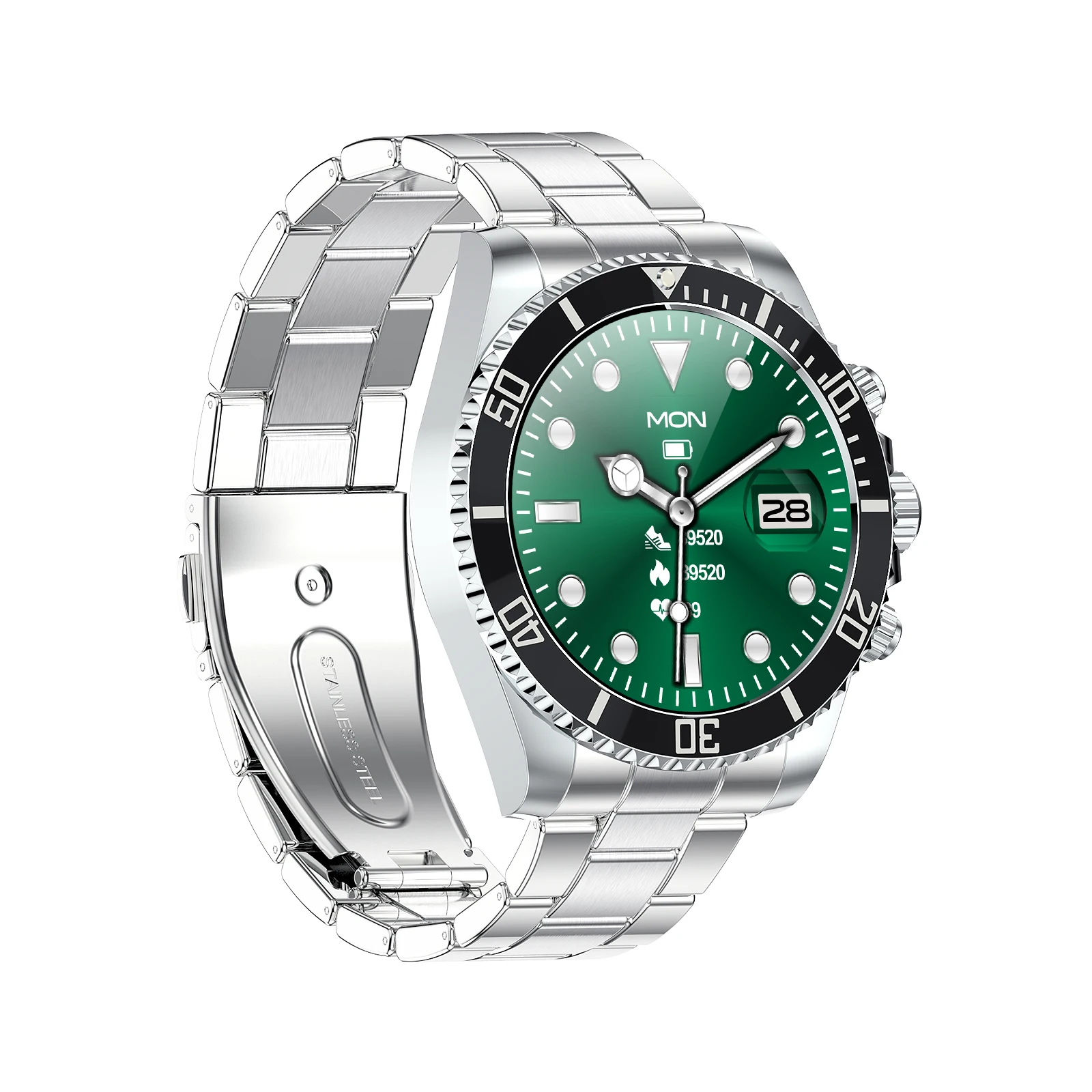 Luxury looking Large HD Display Message Alerts Large Number Of Dials Multiple Sports Health Monitoring Smart Watch