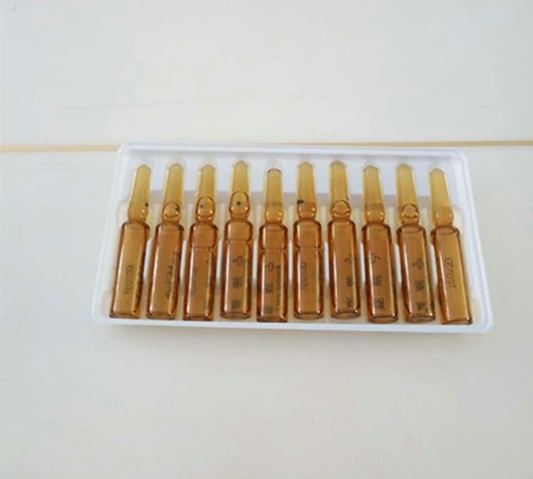 Disposable Vial Box with Embossing Plastic Material