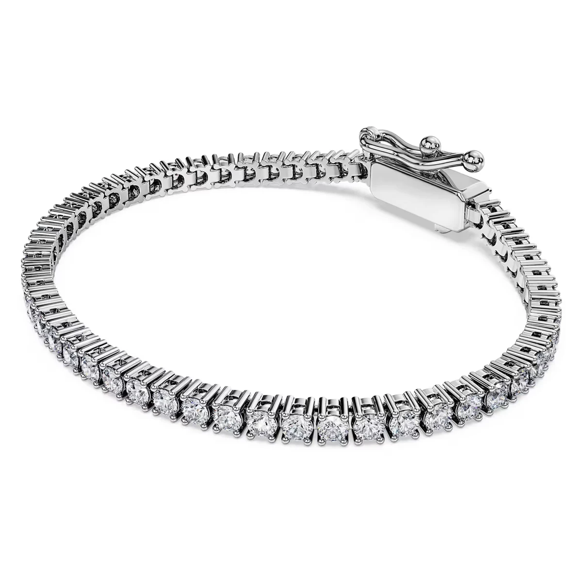 Eternity Tennis Diamond Bracelet Lab Grown Diamond Tennis Bracelet With Luxury Design Bracelet 18K White Gold For Women