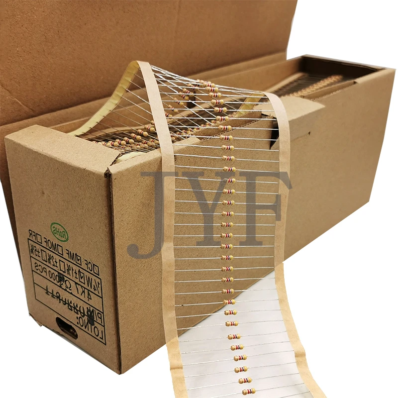 1/2W 1/4W 1/6W 1/8W 1W 2W 3W 5W 10W 1K 4,7 K 5,1 K 10R 1M 5% резистор сопротивления оксидной пленки