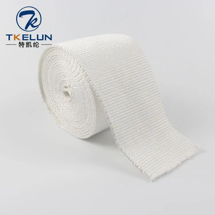 Customized High Strength Twill Style Wear Resistant 75*3mm White UHMWPE Webbing Outdoor Hanging Stripe