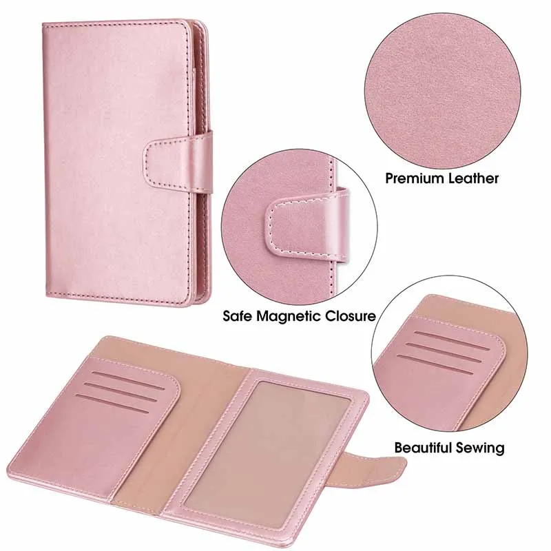 PU Passport Holder card Storage Leather Boarding pass Passport Holder Cross-border Travel Document Card Passport Holder