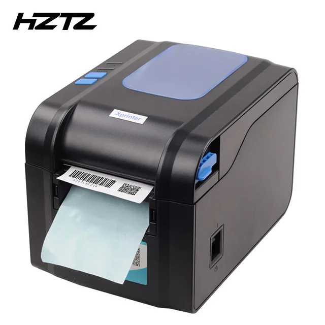 Thermal Label Printer 20-80MM High Quality XP-370B  Direct Thermal MAX Print Sticker Width 80mm Barcode  Printer