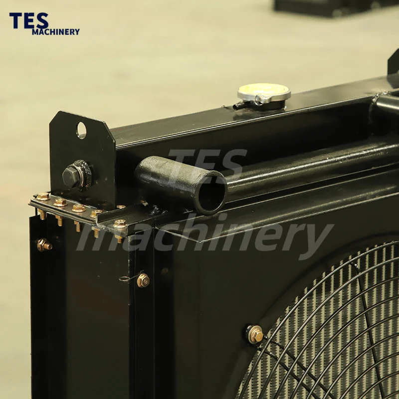 Low emissions diesel generator water tank radiator suitable industrial hydraulic oil cooler aluminum fin generator radiator
