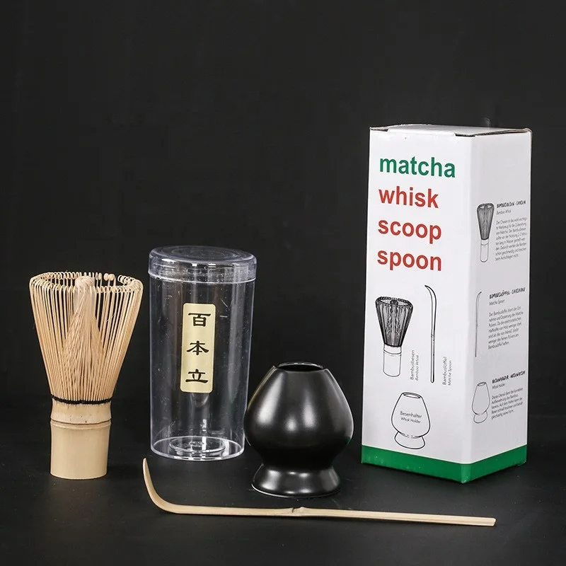 Coffee Tea Sets tool  Spoon tea  matcha gift set ceramic Matcha Whisk Mixing tool Kits  Matcha set
