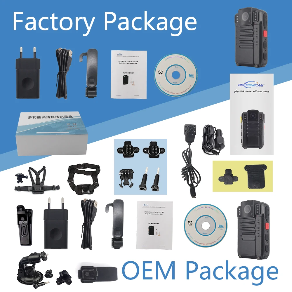 JOVE W8  Video Transmission Body Worn Camera 4g for Police Surveillance big touch screen