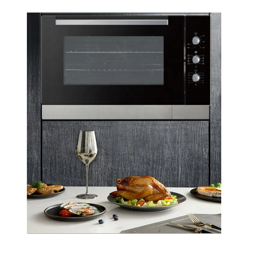 Многофункциональная электрическая газовая настенная духовка пекарская печь 90 см встроенная для хлебобулочных изделий