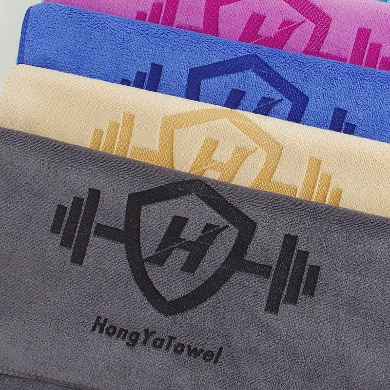 Personalized Printing Custom With Logo Recreational Absorb Sweat Fitness Workout 100% Microfiber Gym Sports Towel