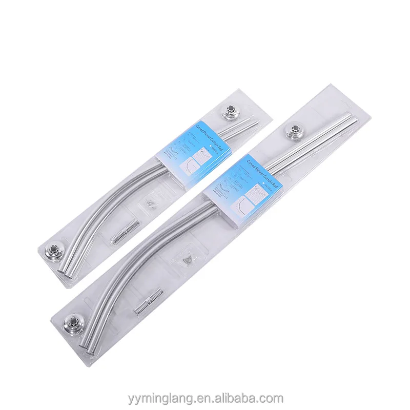 Wholesale Bathroom C Shaped Corner Shower Curtain Rod