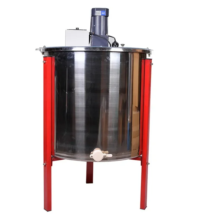 Reversible 6 Frames Stainless Steel Electric Honey Centrifuge Extractor Machine with vertical motor