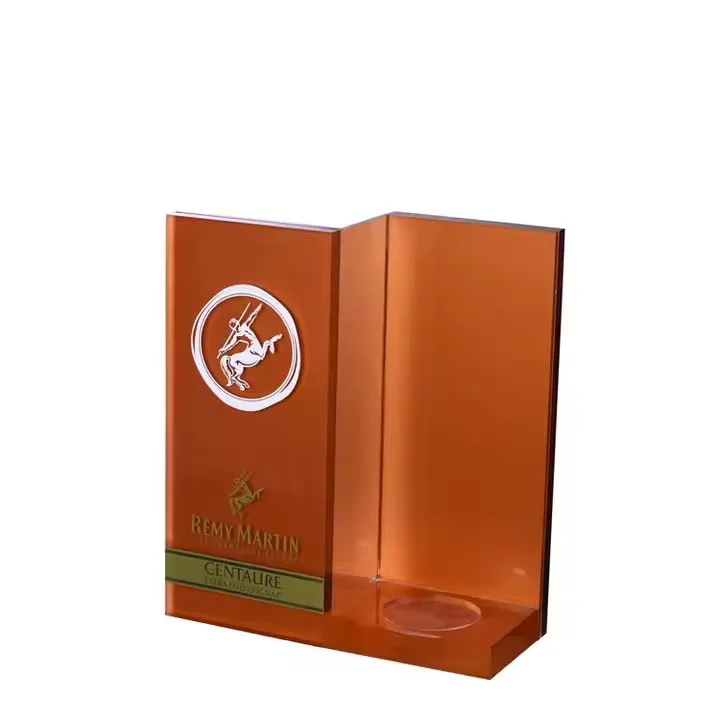 Luxury and exquisite acrylic bar display for alcoholic drinks stand