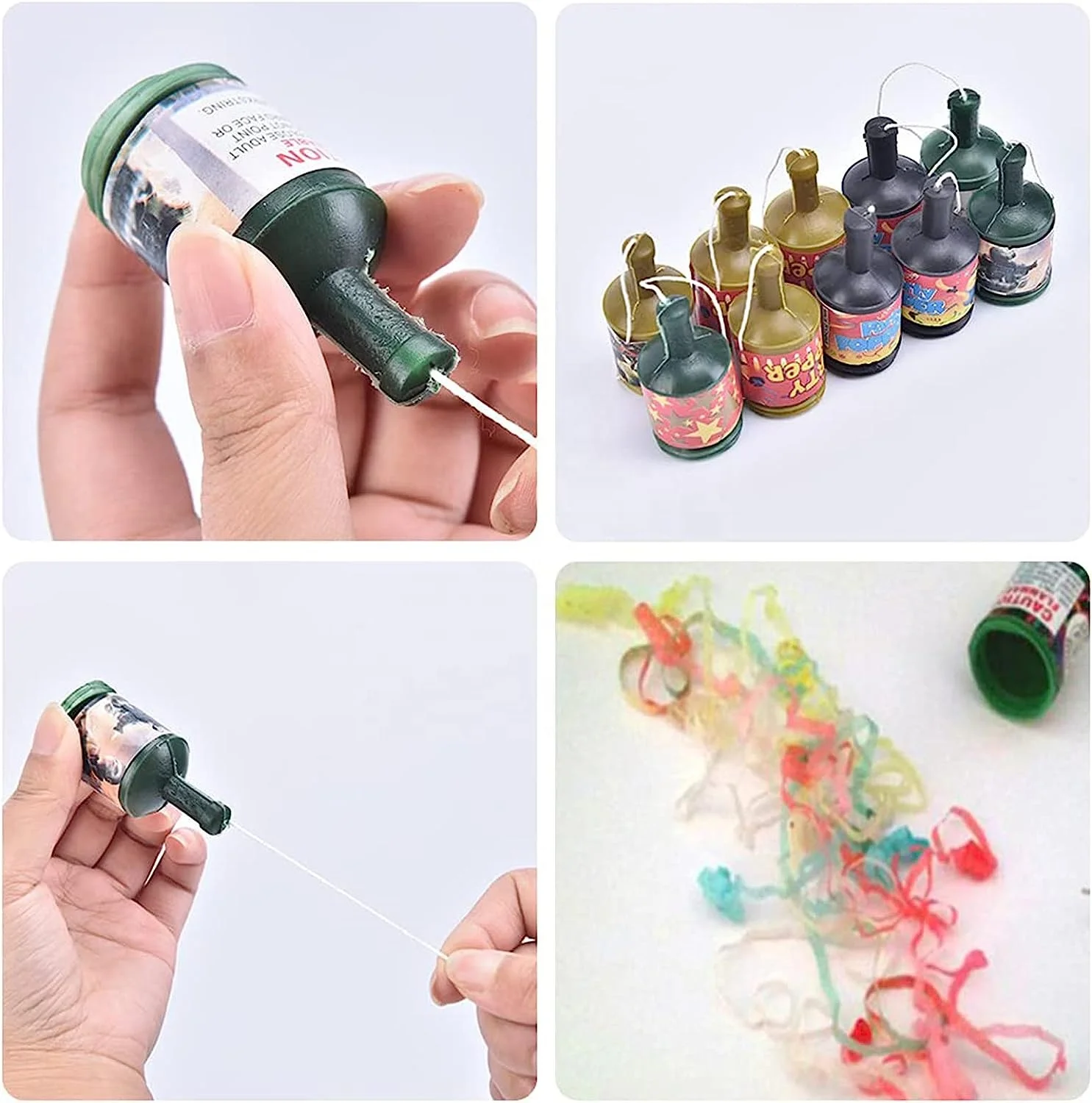Mini Party Confetti Poppers Party for Wedding Birthday Graduation Halloween Confetti Poppers for Party Supplies Decorations