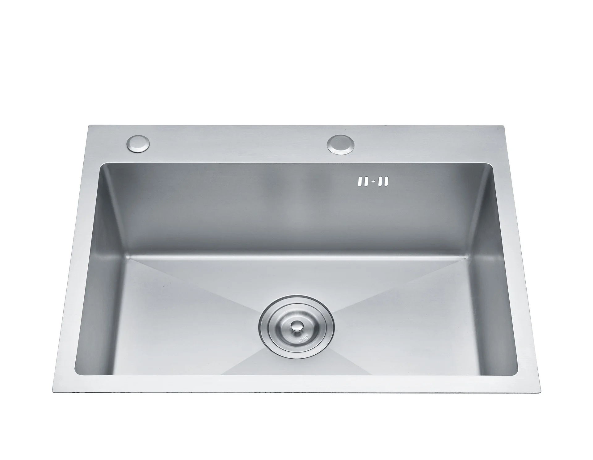 LONGSTAR Thickened Handmade Stainless Steel Single Sink Black Nano Kitchen Wash Basin Black Diamond Large Single Sink Dishwasher