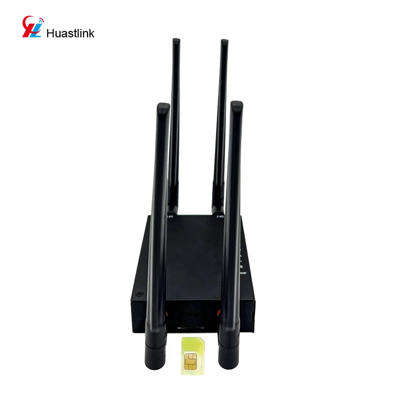 HUASTLINK Unlock Wifi 300Mbps 4g Modem Router With Sim Card Slot