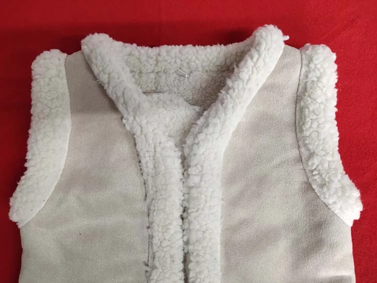 Осень-зима 2021, новый дизайн, детский замшевый жилет