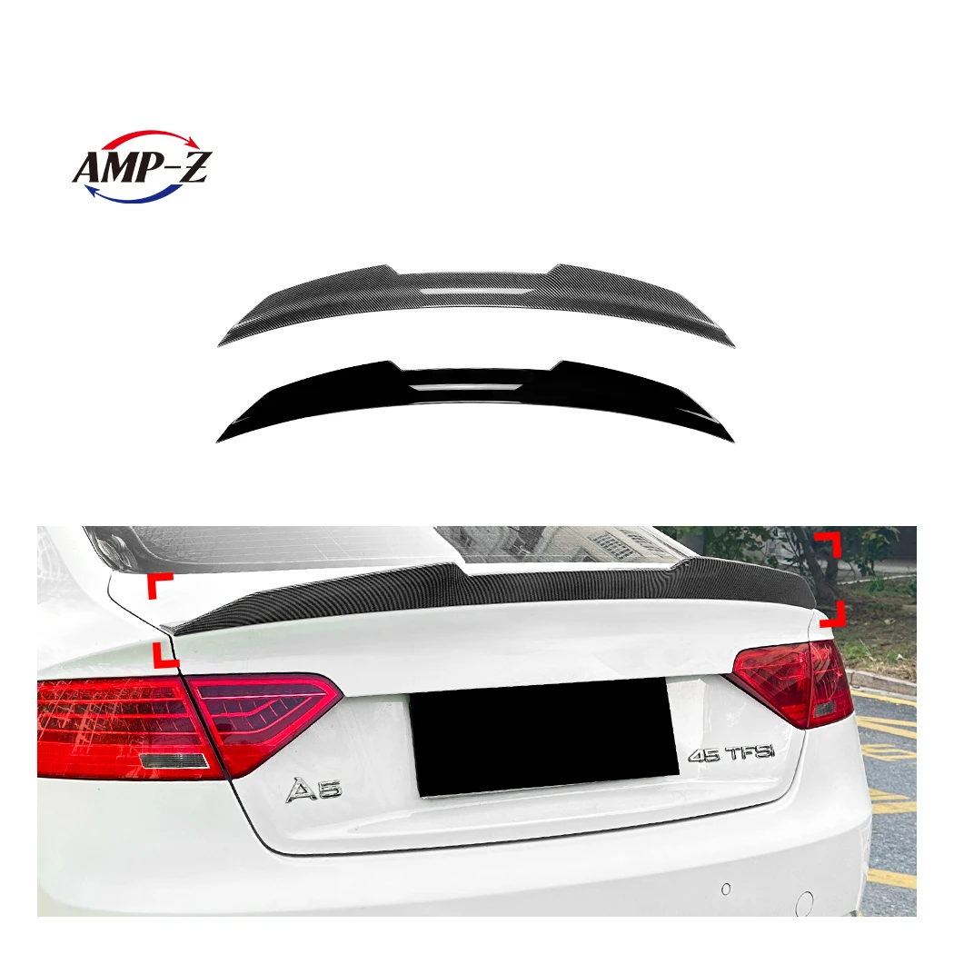 Carbon Black A5 PSM Spoiler ABS Rear Ducktail Spoiler For Audi A5 8T 4 Doors Sportback 2007-2016 Car Accessories