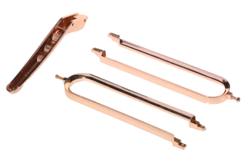 Custom Gilded Metal Aluminium Alloy Zamak Stainless Steel Gravity Pressure Die Casting Accessories Service