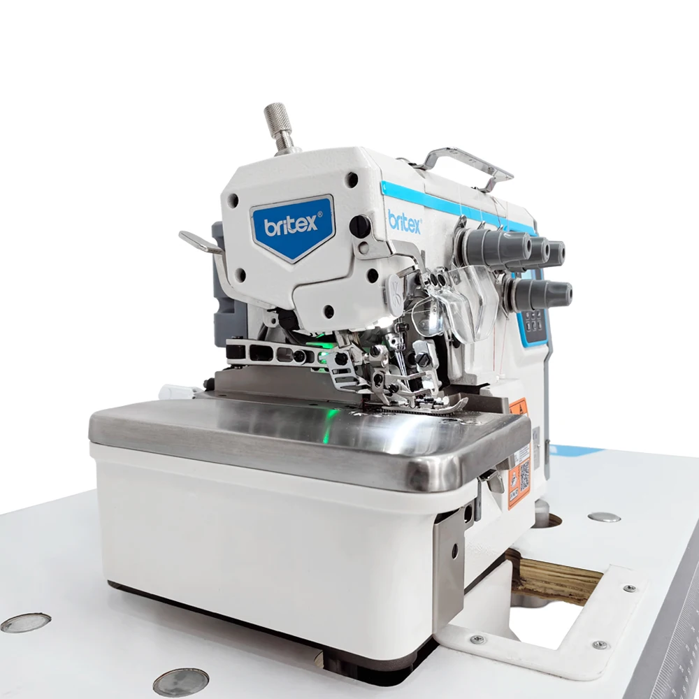 hot selling  Britex Br-G9-4ut full automatic 4 thread overlock machine sewing equipment for clothes