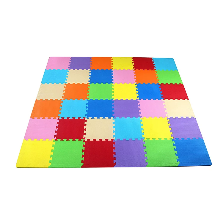 Лидер продаж, детский игровой коврик-пазл для упражнений, выполненный на заказ, с Блокирующей плитой из вспененного этилвинилацетата