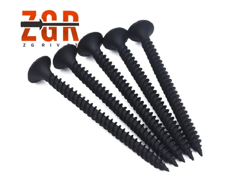 Черные гипсокартонные винты C1022 по конкурентоспособной цене от китайского производителя