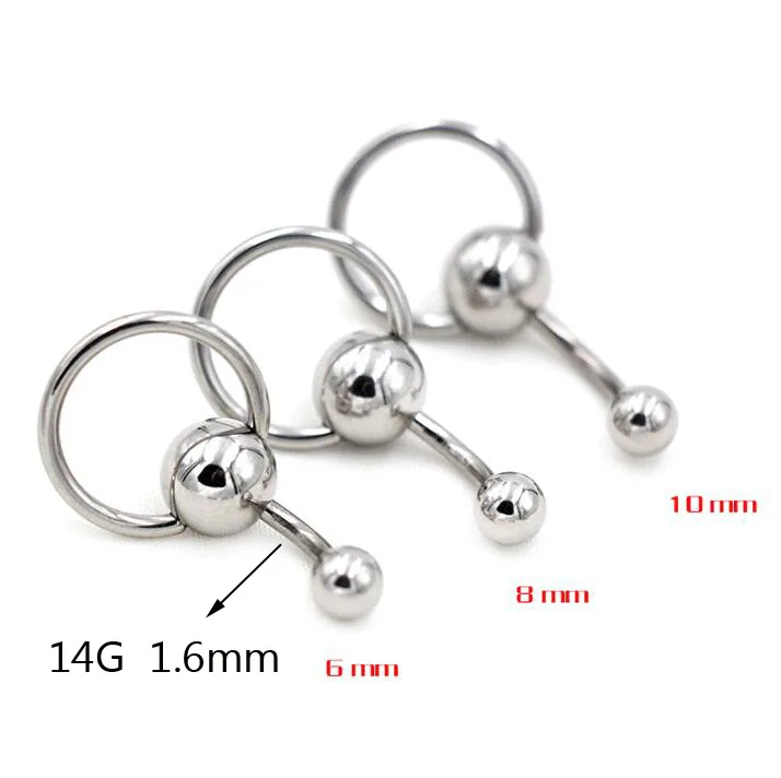 Fashion Titanium Handmade Custom Name Navel Belly Button Nose Piercing Stone Ring Chain Stainless Steel Body Jewelry /