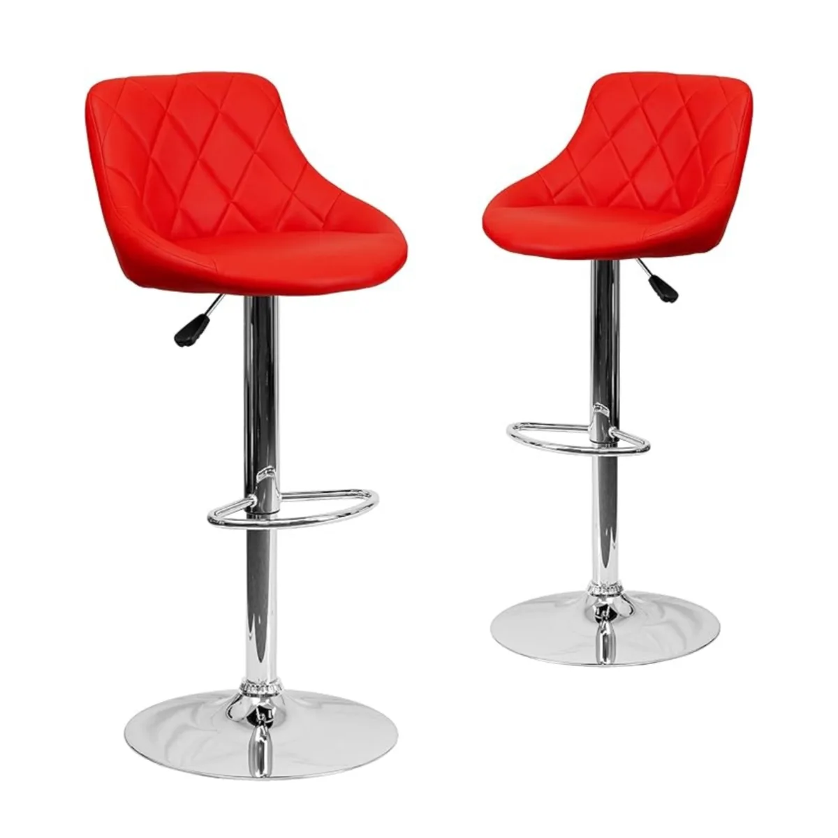Coffee Shop Jewelry Store Luxury Furniture Restaurant Nordic Bar Stools Leather Modern Leisure PU Swivel Bar Chair with Backrest