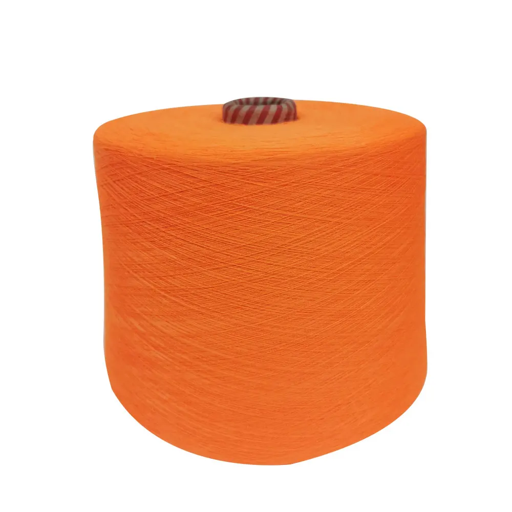 Hot Sale 28/1NM 60% Polyester 40% Viscose Ice Silk Yarn For Weaving And Knitting