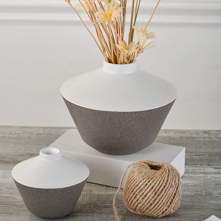 Wholesale New Stylish Wedding Bud Flower Vase Ceramic Vases for Home Decor