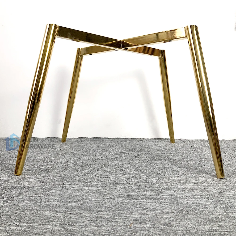 Shiny Gold Metal Legs Coffee Table Chair Legs Dining Table Metal Chair Base Furniture Chair Frame