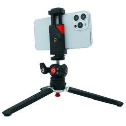 Pa6+Gf35+Tpr Portable Flexible Cell Mobile Aluminum Clamp Phone Desktop Tripod Holder Stand