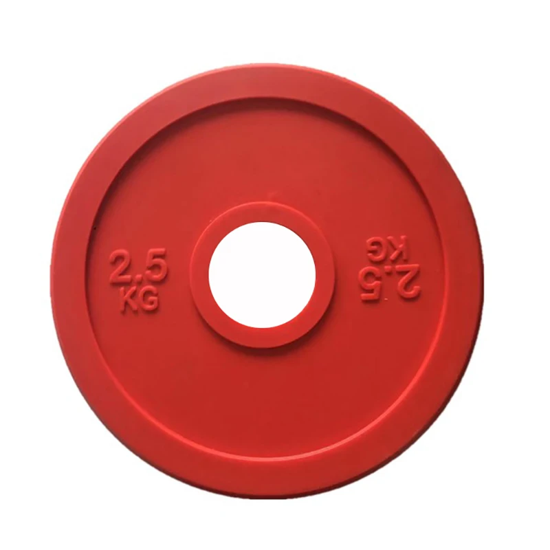 1kg Green Barbell Weightlifting Customized Logo Wholesale Bumper Change Plates Gym Equipment